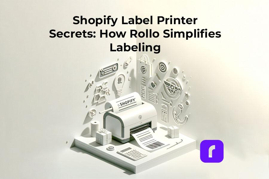 Shopify Label Printer Secrets: How Rollo Simplifies Labeling