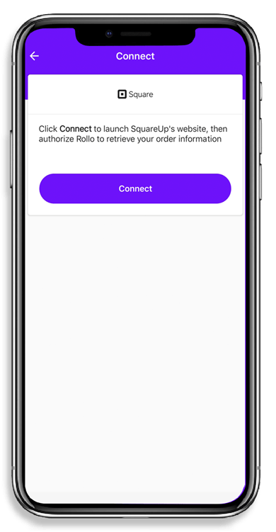 Connect Your Square website to the Rollo App