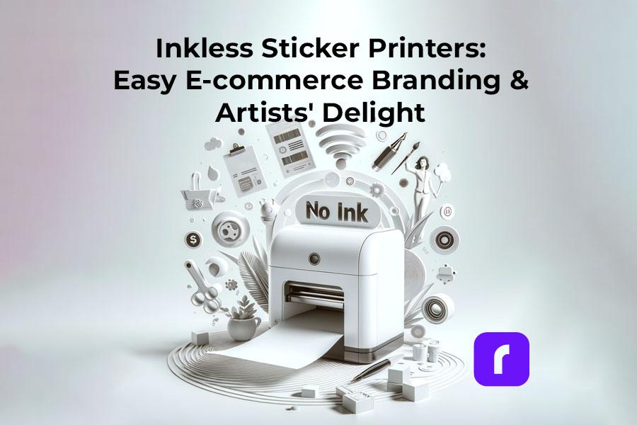 Inkless Sticker Printers: Easy E-commerce Branding & Artists' Delight