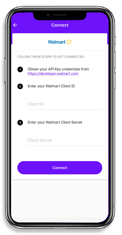 Link Walmart Marketplace to Rollo Ship
