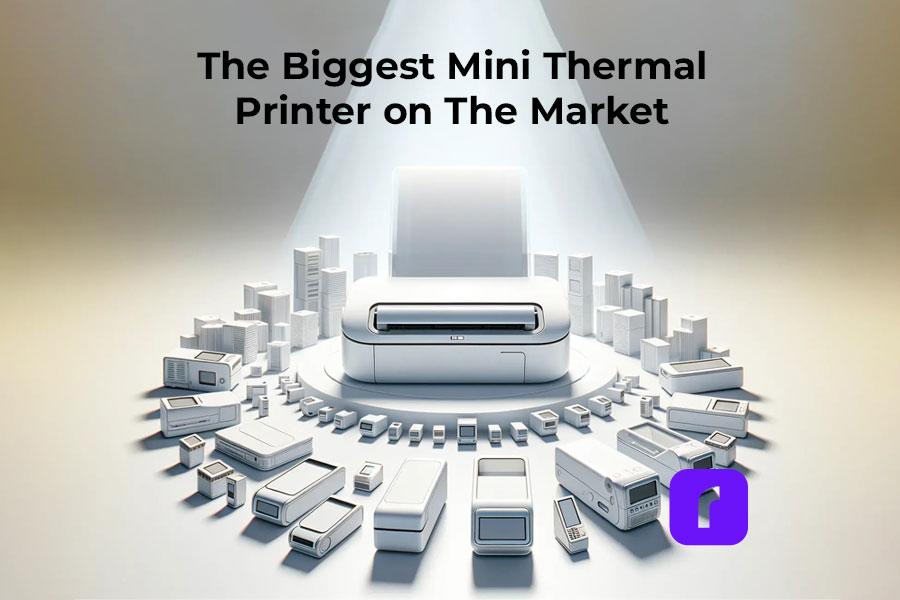 The Biggest Mini Thermal Printer on The Market