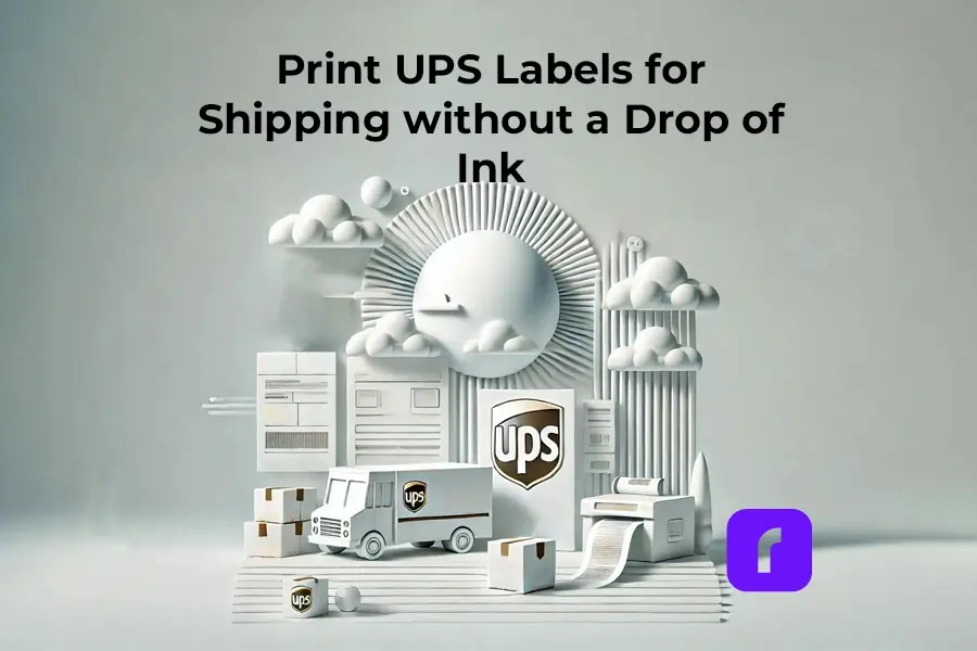 Print UPS® Labels for Shipping without a Drop of Ink