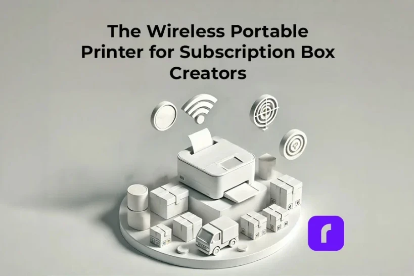 The Wireless Portable Printer for Subscription Box Creators