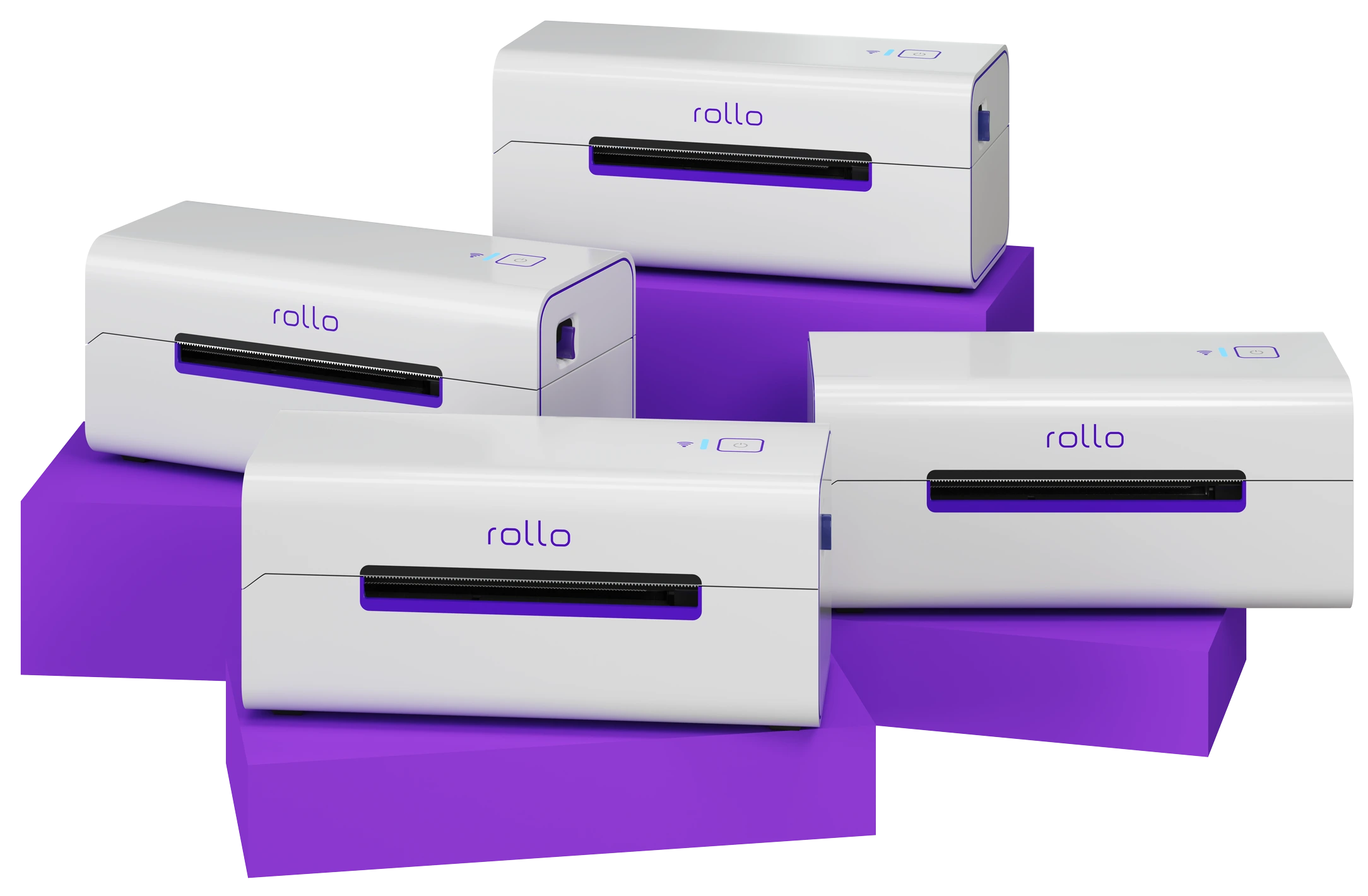 Wireless shipping label printer