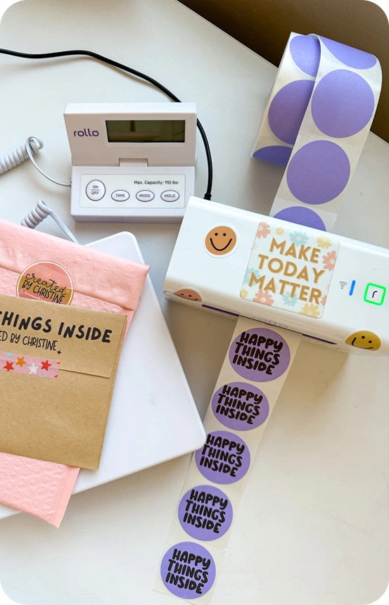 Design labels for free