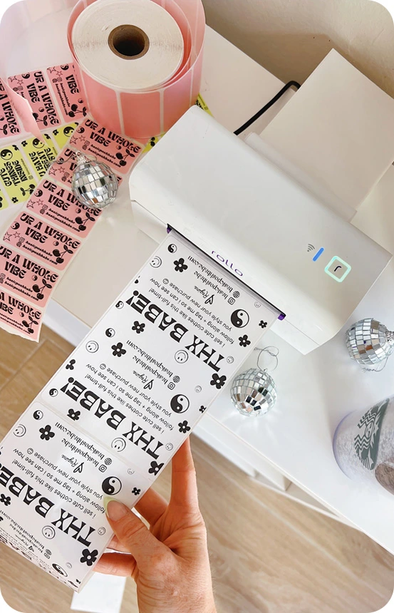 Design labels for free